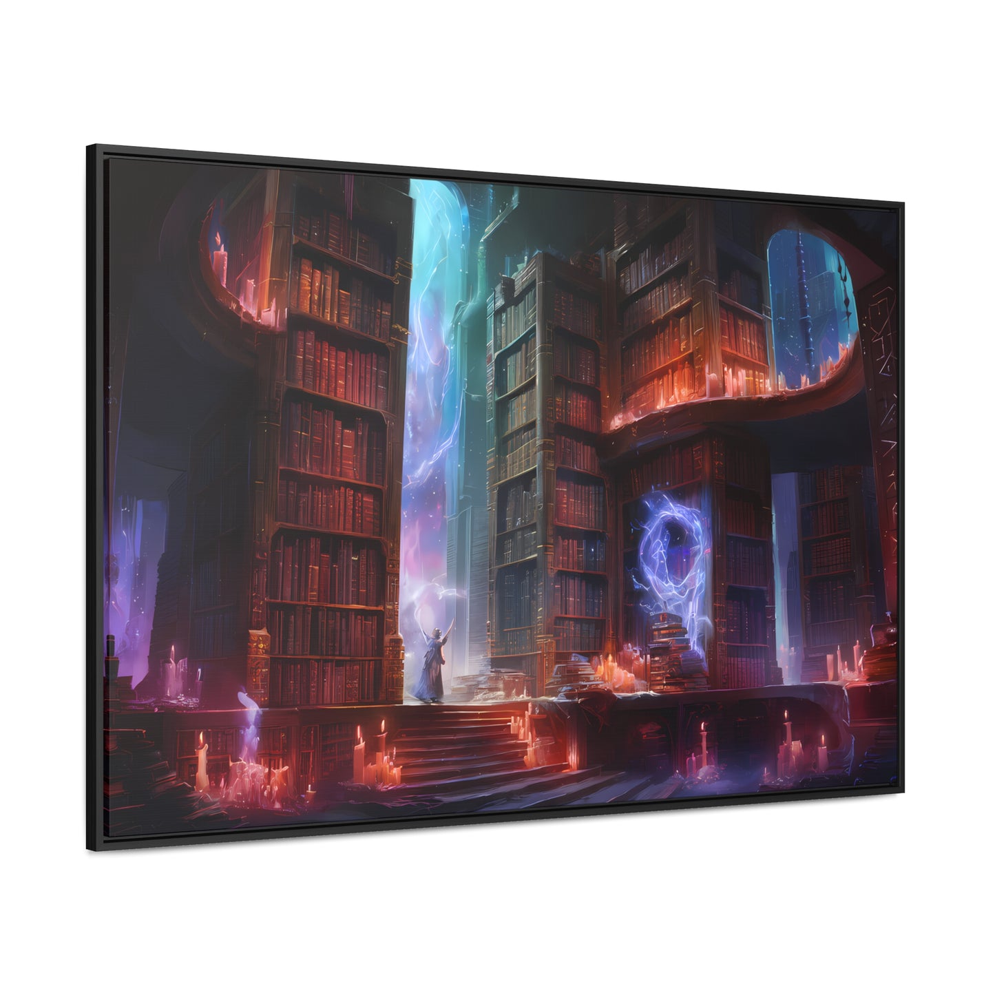 The Arcane Library of Eternal Wisdom - Gallery Canvas Wraps, Horizontal Frame