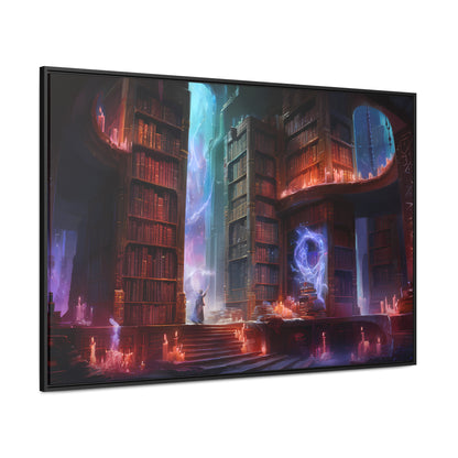 The Arcane Library of Eternal Wisdom - Gallery Canvas Wraps, Horizontal Frame