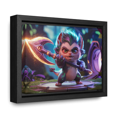 "Fierce Guardian of the Enchanted Forest" - Gallery Canvas Wraps, Horizontal Frame