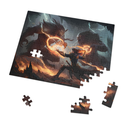 Battle of the Infernal Beasts - Jigsaw Puzzle (30, 110, 252, 500,1000-Piece)