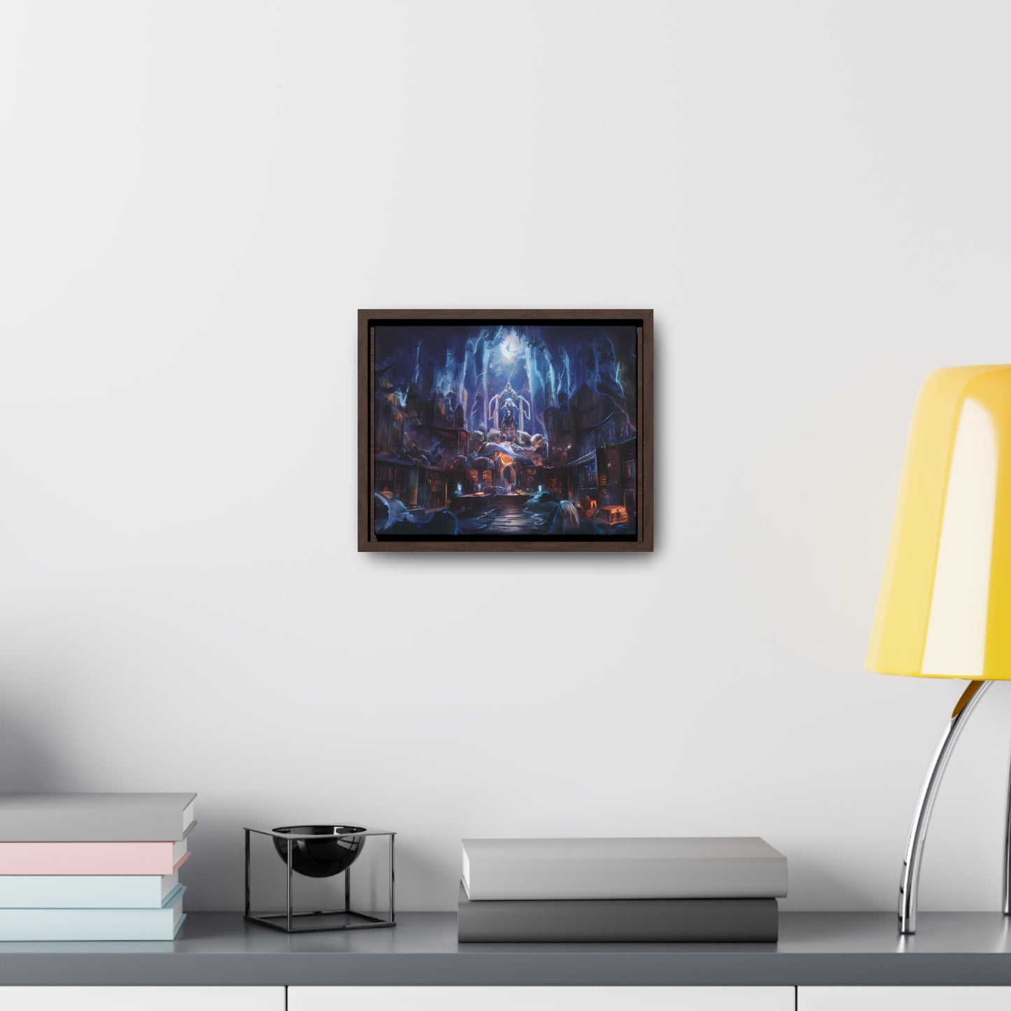 Sanctuary of the Forgotten Tomes - Gallery Canvas Wraps, Horizontal Frame