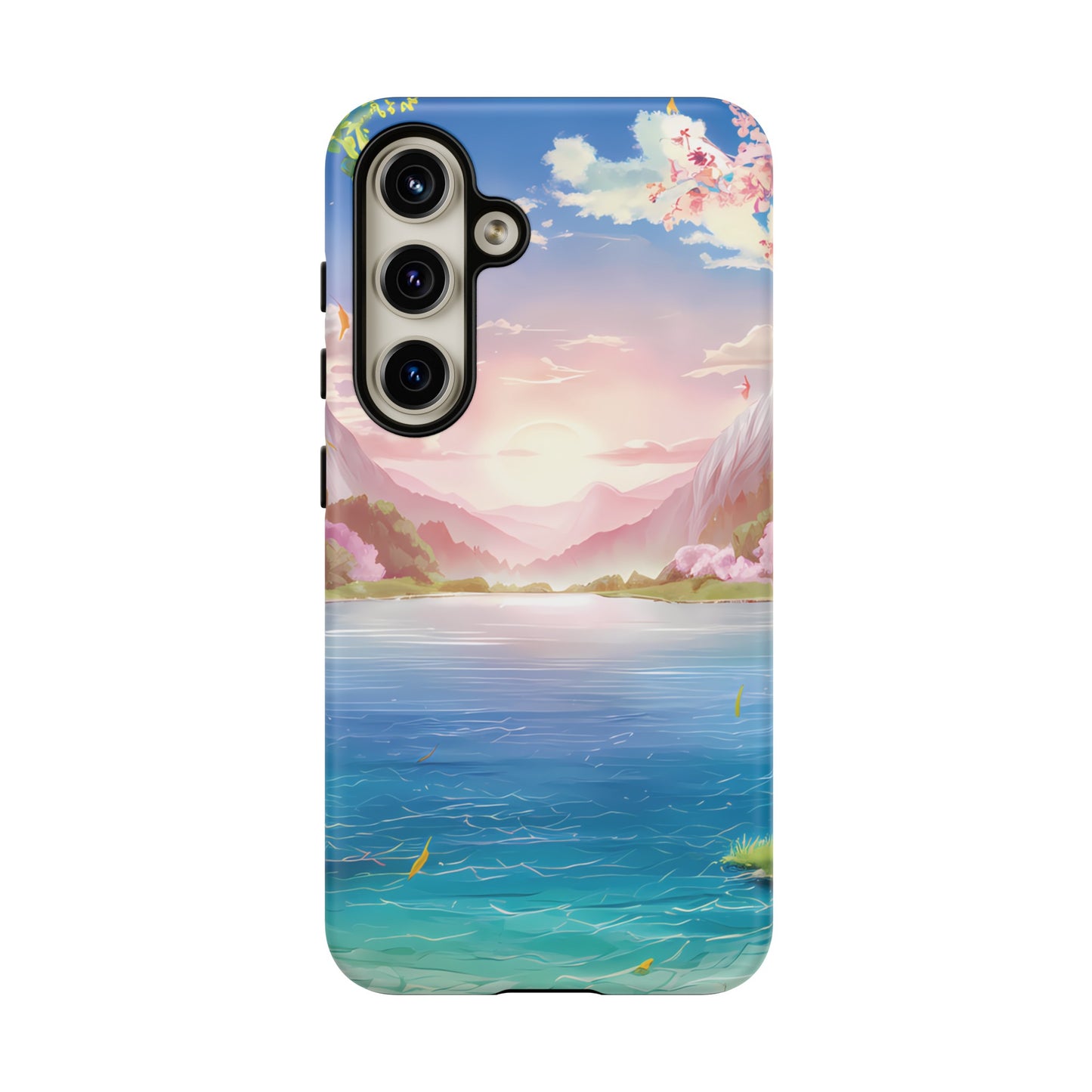Serene Lake and Mountains - Smartphone Tough Cases