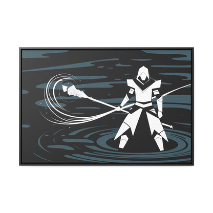 "Guardian of the Abyss" - Gallery Canvas Wraps, Horizontal Frame