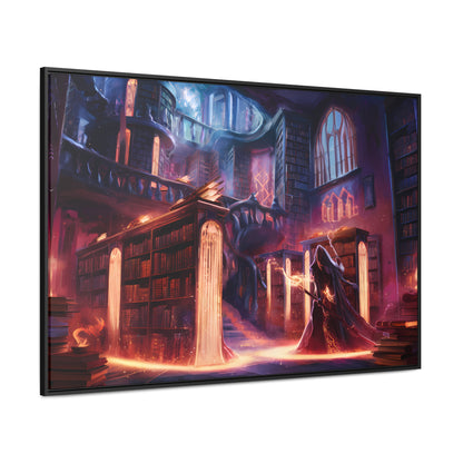 The Arcane Library of Eternal Knowledge - Gallery Canvas Wraps, Horizontal Frame