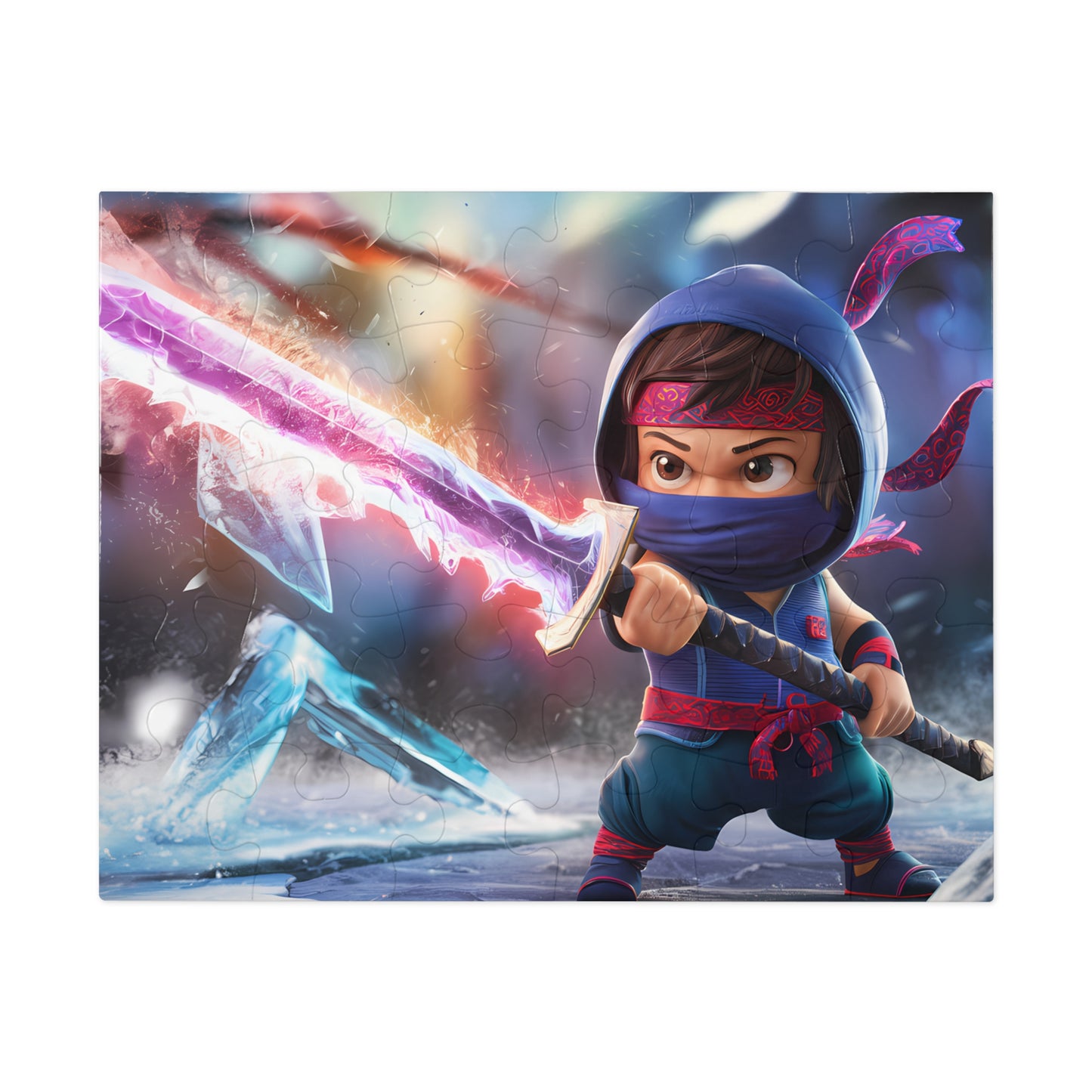 Blade of the Frozen Flame - Jigsaw Puzzle (30, 110, 252, 500,1000-Piece)
