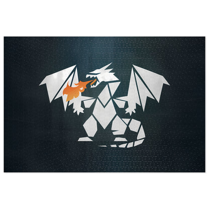 Origami Fire Dragon - Jigsaw Puzzle (30, 110, 252, 500,1000-Piece)