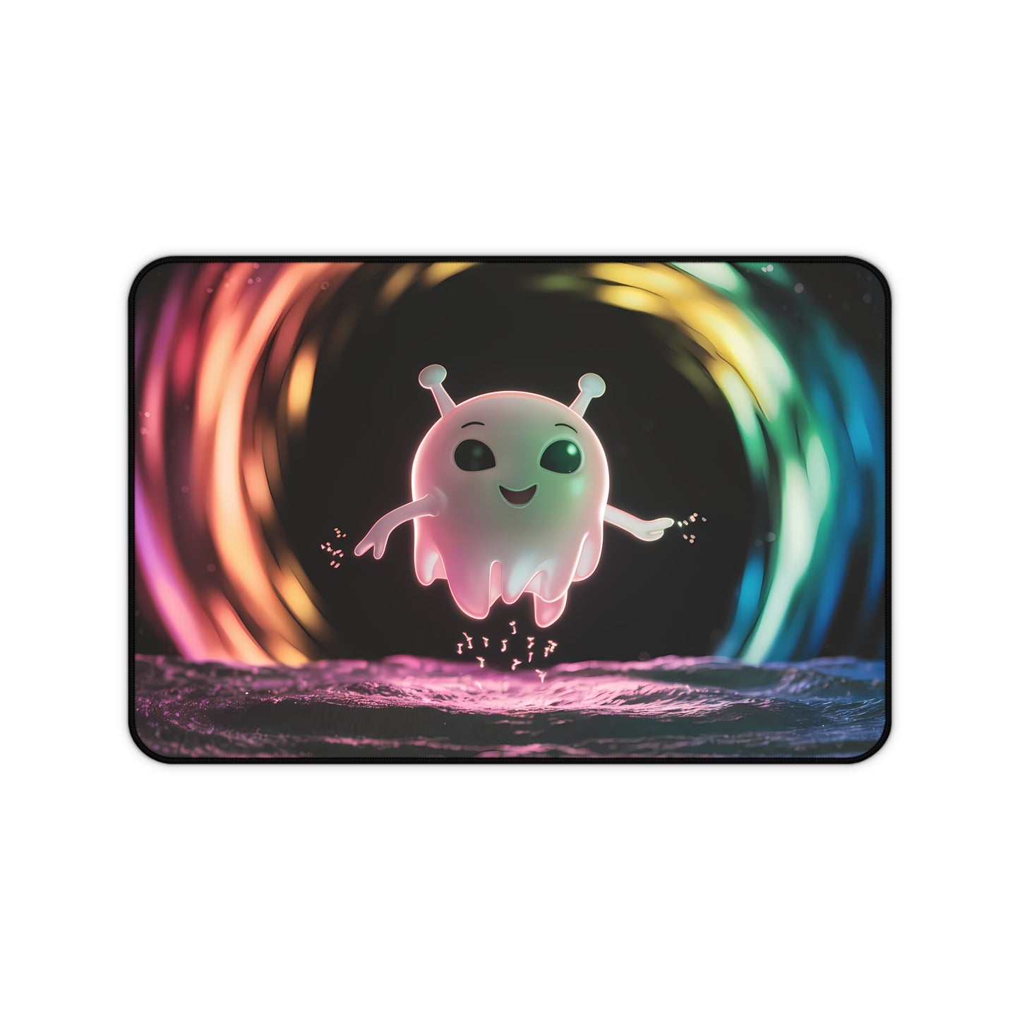 Cosmic Jelly's Joyful Journey - Desk Mat