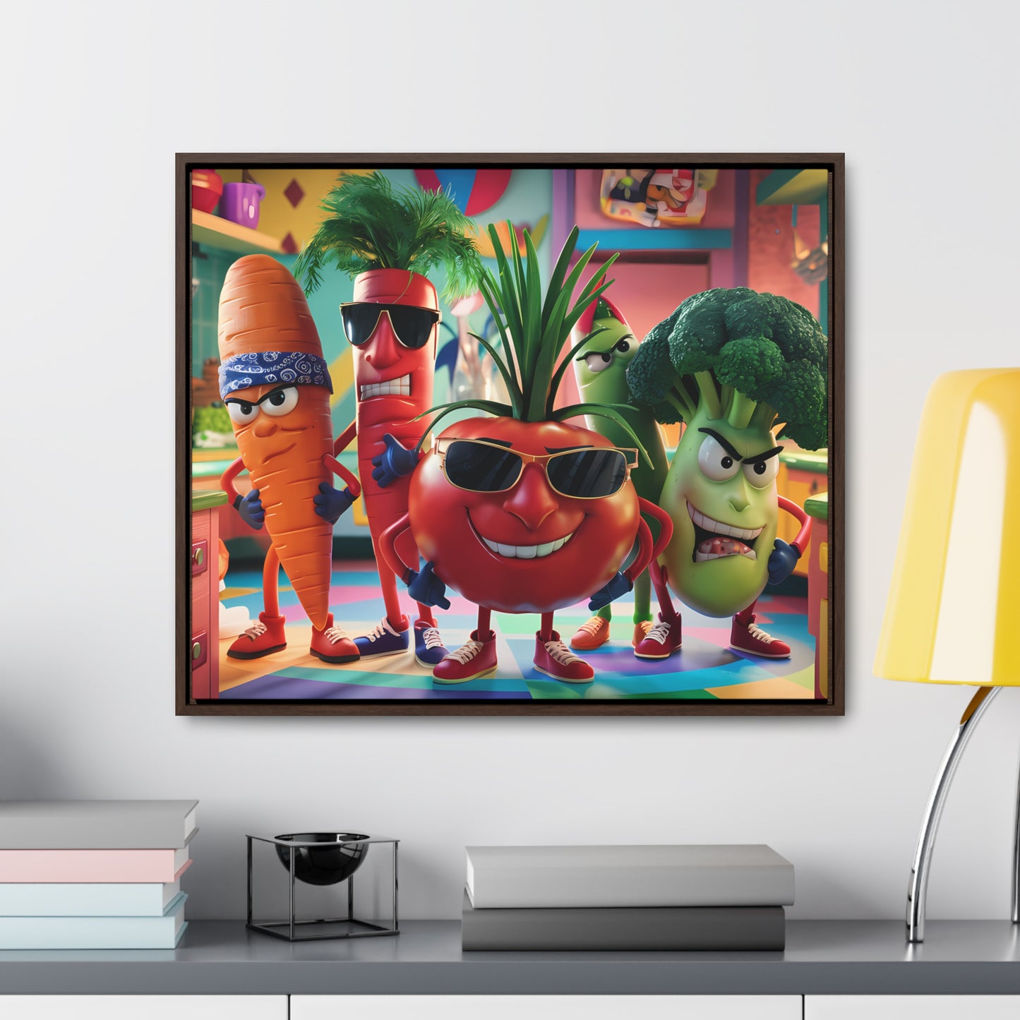 The Veggie Squad's Kitchen Takeover - Gallery Canvas Wraps, Horizontal Frame