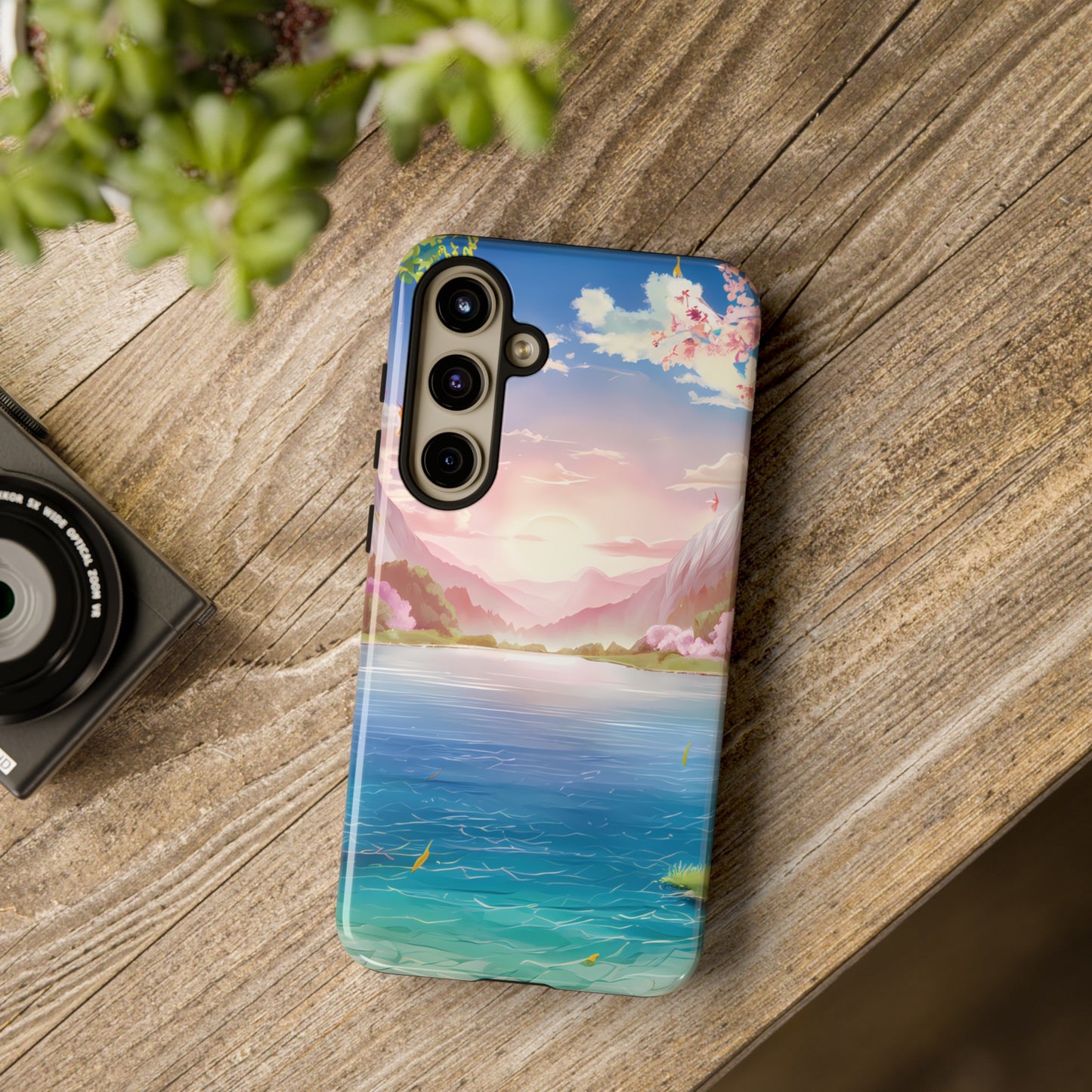 Serene Lake and Mountains - Smartphone Tough Cases