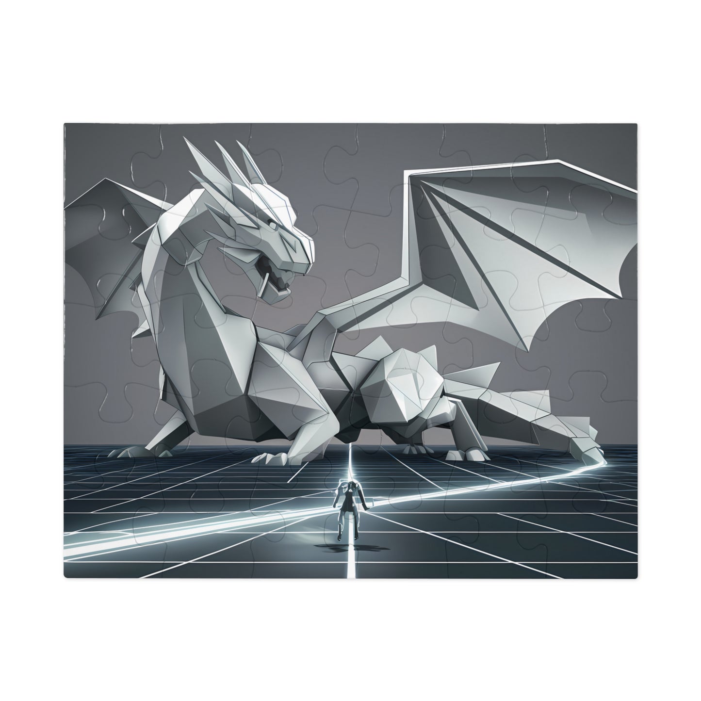 The Cyber Dragon's Challenge - Jigsaw Puzzle (30, 110, 252, 500,1000-Piece)