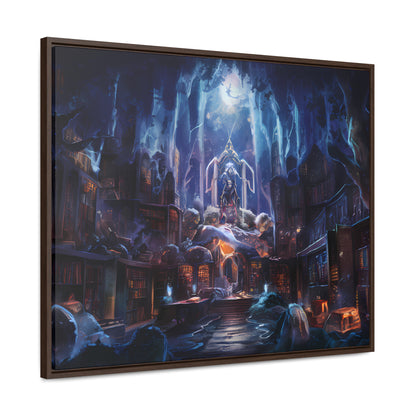 Sanctuary of the Forgotten Tomes - Gallery Canvas Wraps, Horizontal Frame