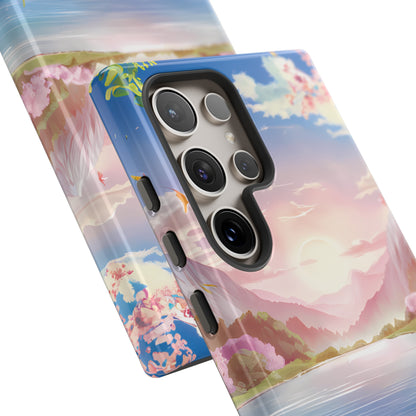 Serene Lake and Mountains - Smartphone Tough Cases