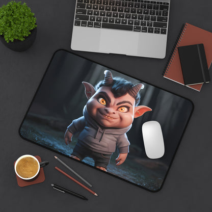 The Mischievous Forest Imp - Desk Mat
