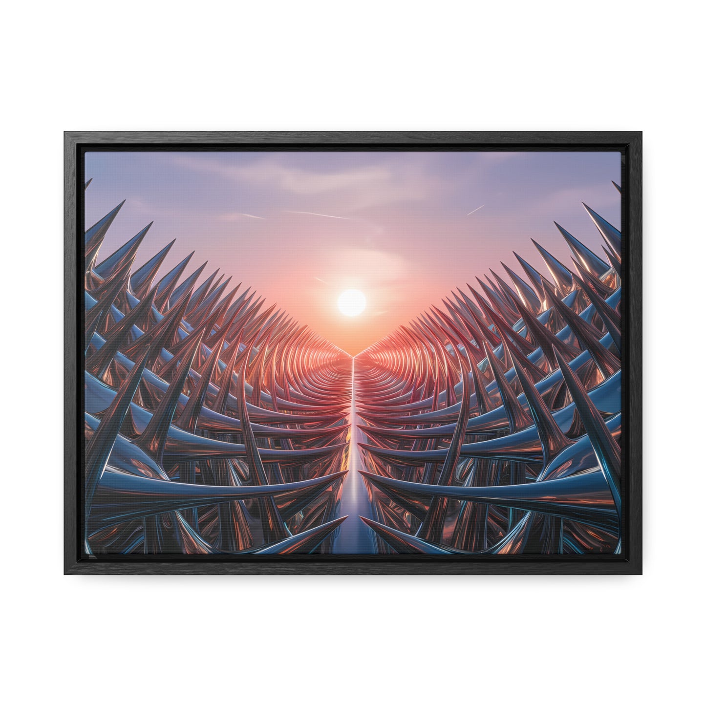 Path of Thorns at Sunrise - Gallery Canvas Wraps, Horizontal Frame