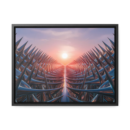 Path of Thorns at Sunrise - Gallery Canvas Wraps, Horizontal Frame