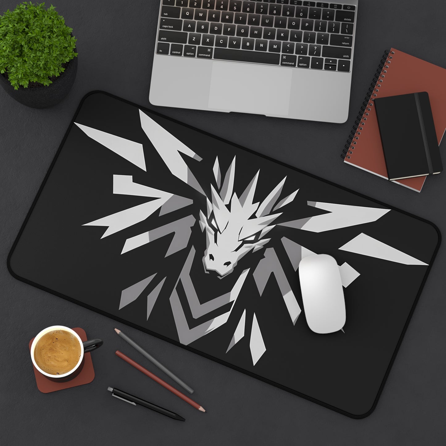 Geometric Dragon - Desk Mat