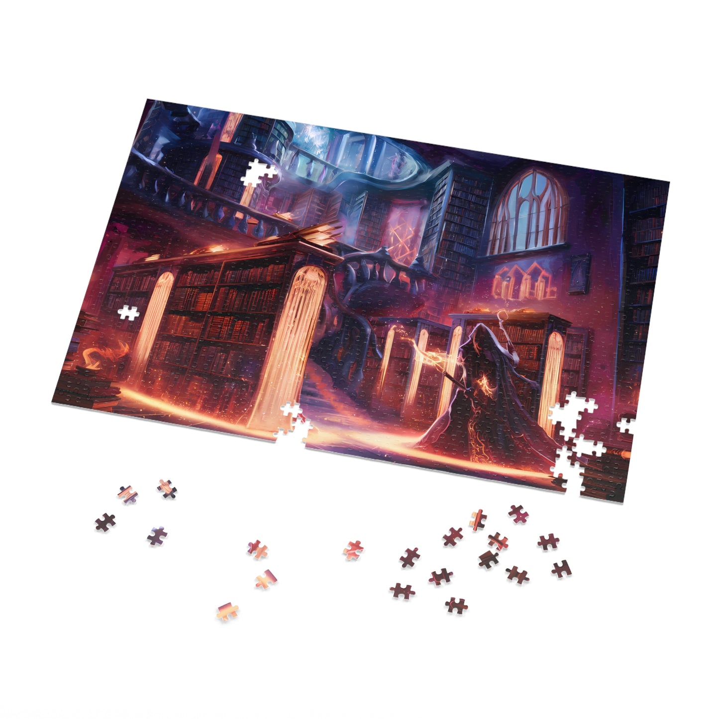 Arcane Library of the Eternal Flame - Jigsaw Puzzle (30, 110, 252, 500,1000-Piece)