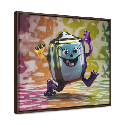 Bubbly Joy in Glass Form - Gallery Canvas Wraps, Horizontal Frame