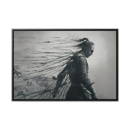 "Endurance in Silence" - Gallery Canvas Wraps, Horizontal Frame
