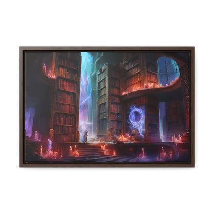 The Arcane Library of Eternal Wisdom - Gallery Canvas Wraps, Horizontal Frame