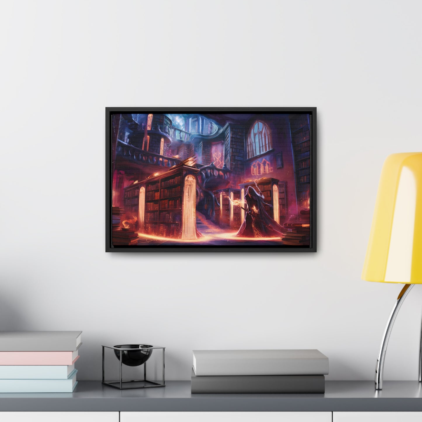 The Arcane Library of Eternal Knowledge - Gallery Canvas Wraps, Horizontal Frame