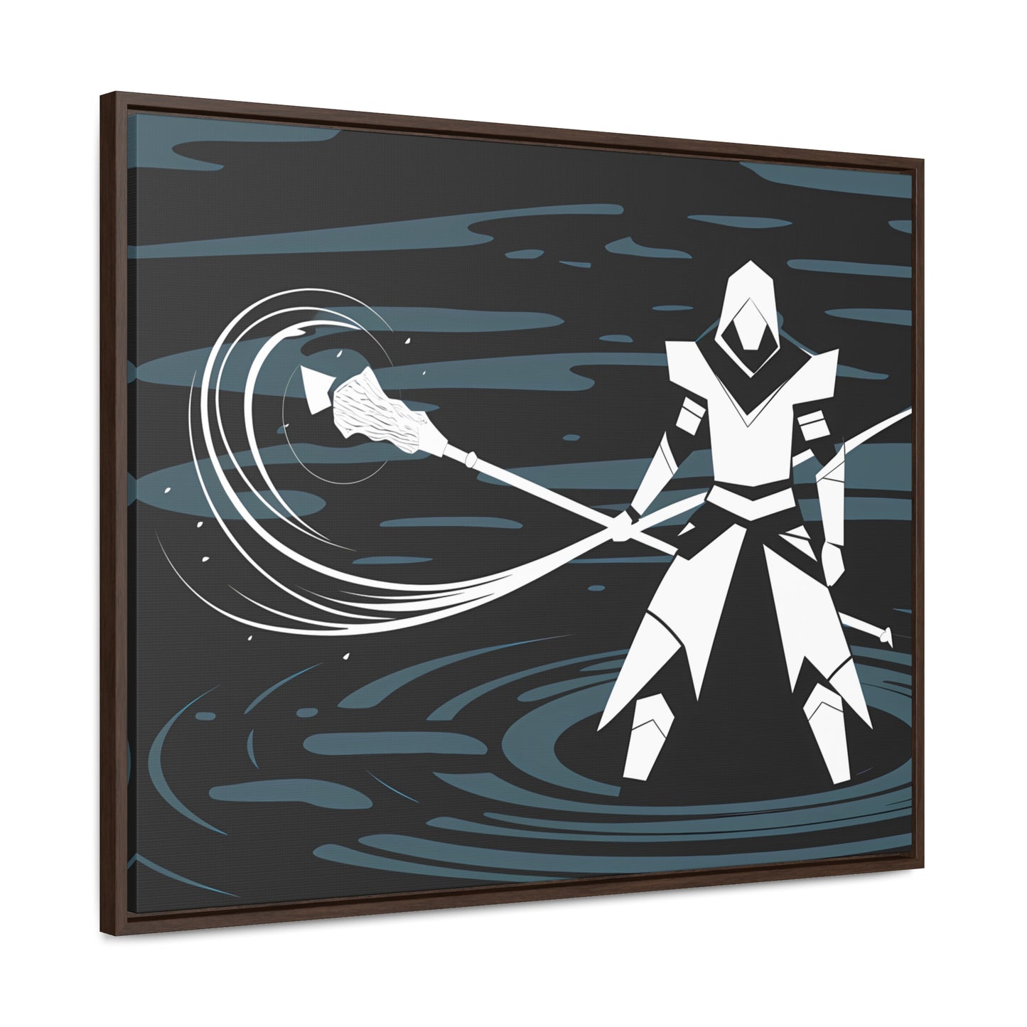 "Guardian of the Abyss" - Gallery Canvas Wraps, Horizontal Frame