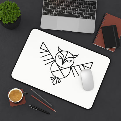 Symmetric Owl Guardian - Desk Mat