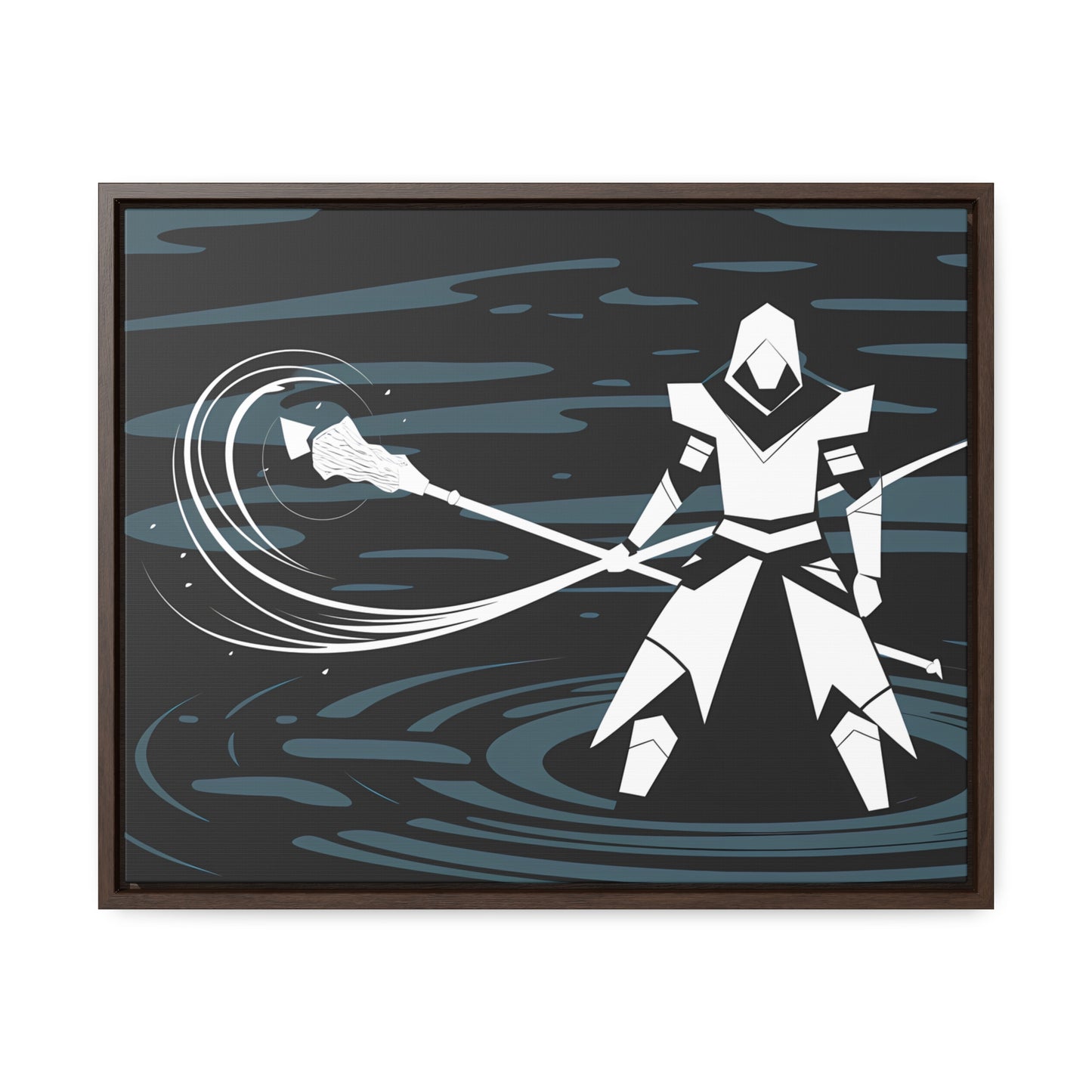 "Guardian of the Abyss" - Gallery Canvas Wraps, Horizontal Frame
