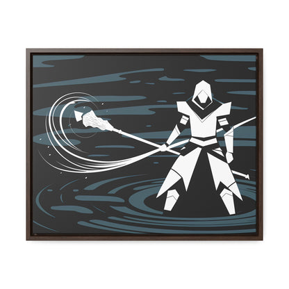 "Guardian of the Abyss" - Gallery Canvas Wraps, Horizontal Frame