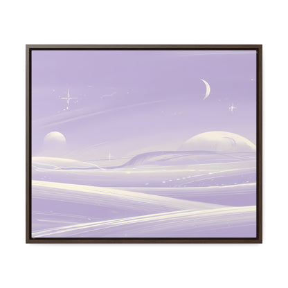 Ethereal Moonscape - Gallery Canvas Wraps, Horizontal Frame