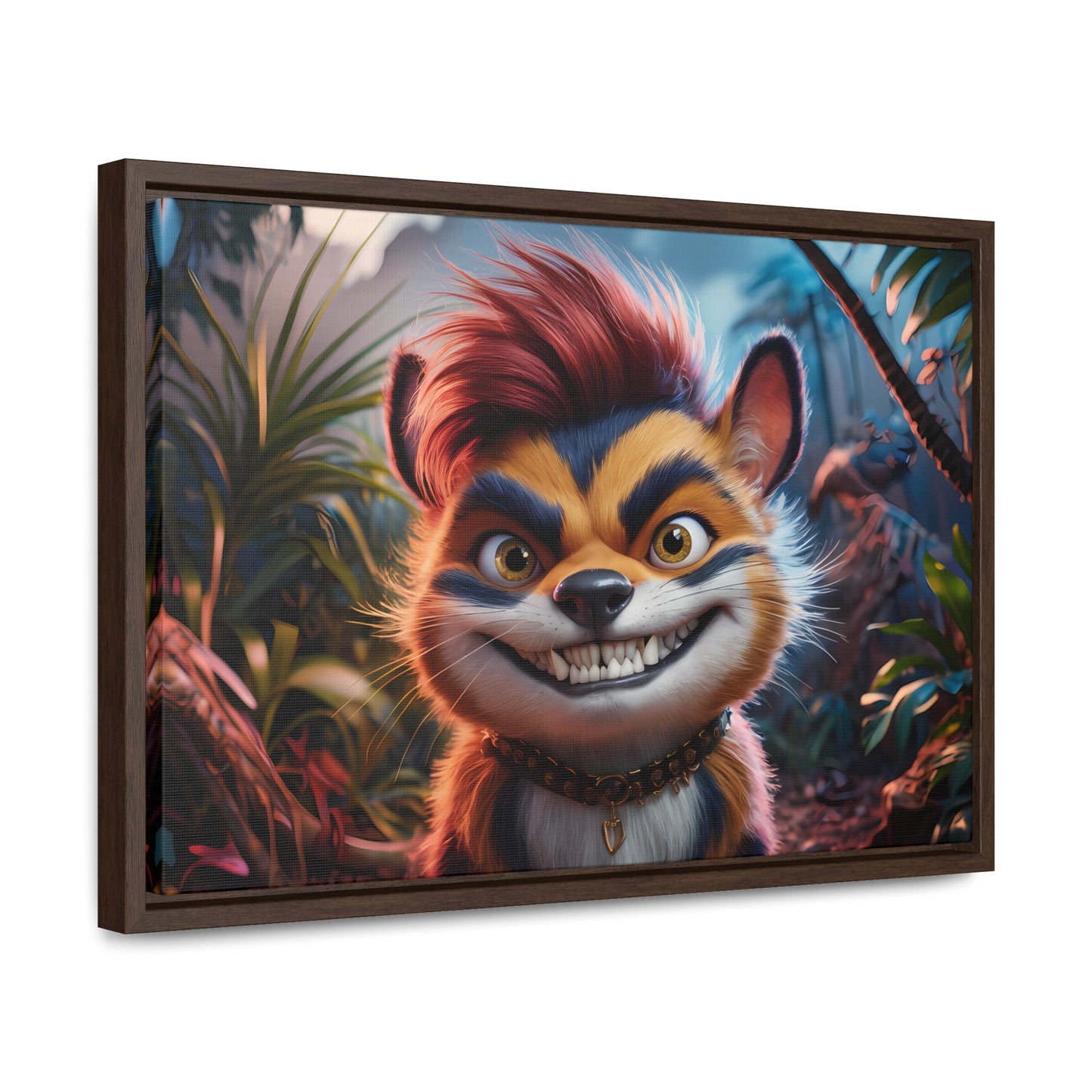 Rebel in the Jungle - Gallery Canvas Wraps, Horizontal Frame