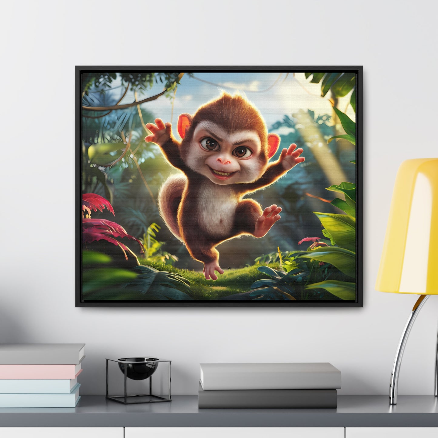 Jungle Joy - Gallery Canvas Wraps, Horizontal Frame