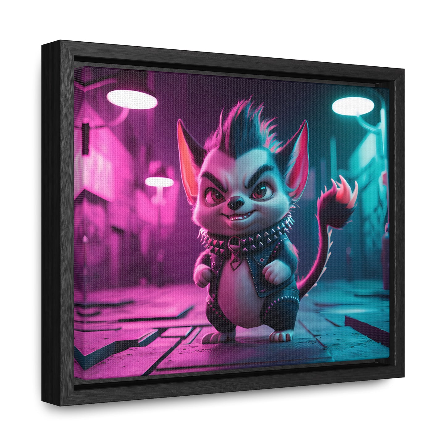 Punk Alley Prowler - Gallery Canvas Wraps, Horizontal Frame