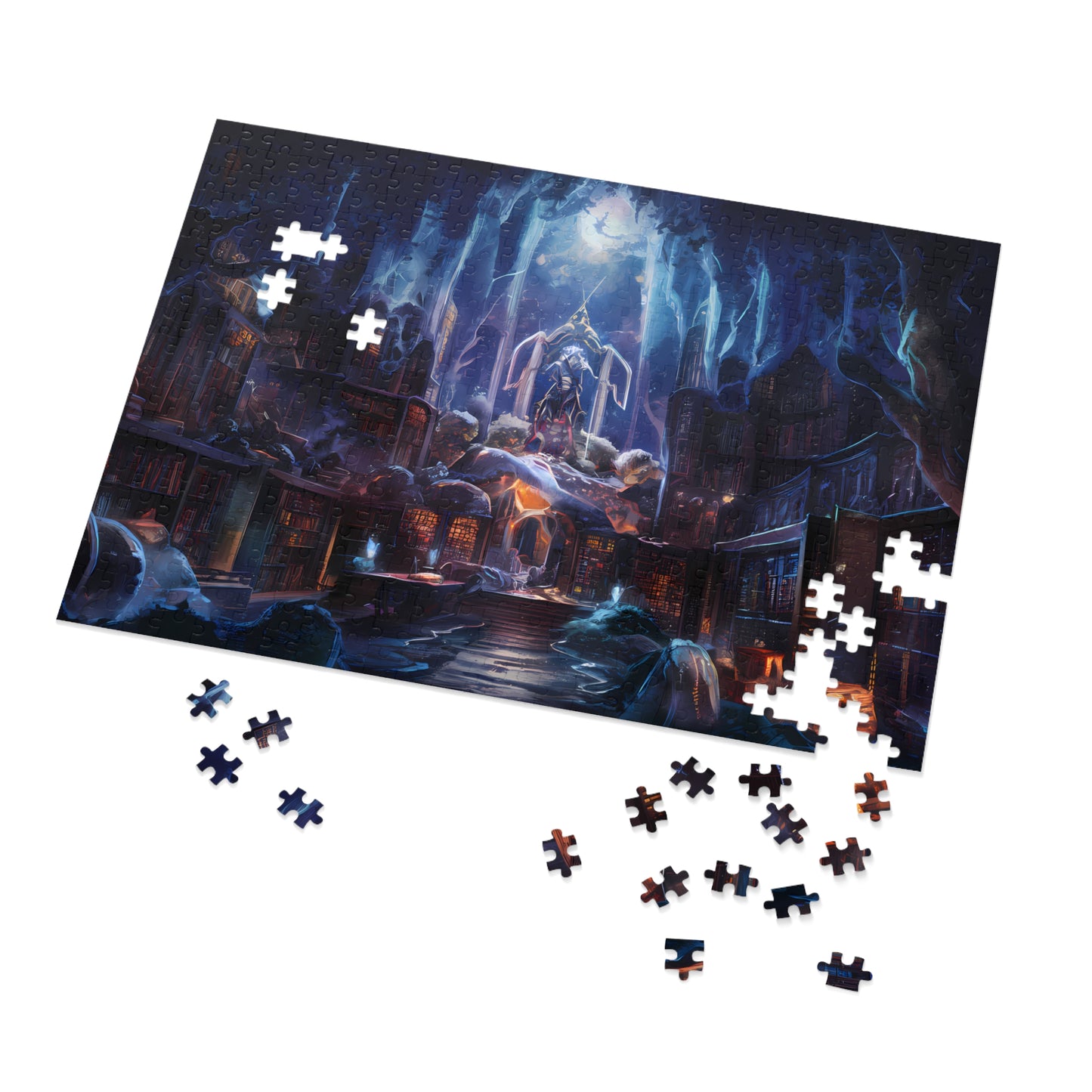 Sanctuary of Forgotten Knowledge - Jigsaw Puzzle (30, 110, 252, 500,1000-Piece)