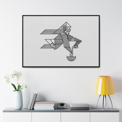 "The Water Bearer" - Gallery Canvas Wraps, Horizontal Frame