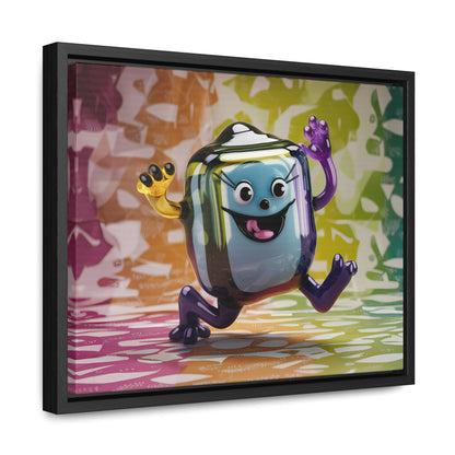 Bubbly Joy in Glass Form - Gallery Canvas Wraps, Horizontal Frame