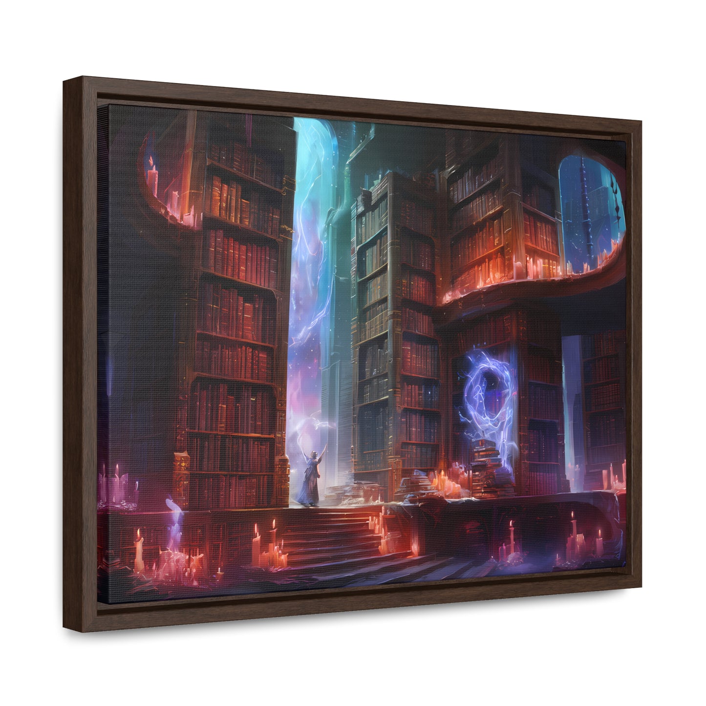 The Arcane Library of Eternal Wisdom - Gallery Canvas Wraps, Horizontal Frame