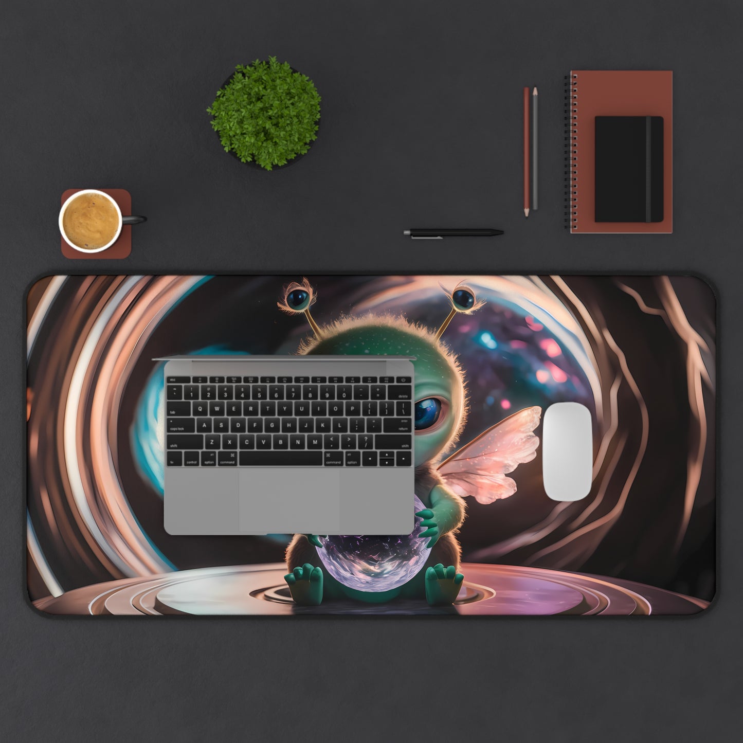 The Cosmic Guardian - Desk Mat