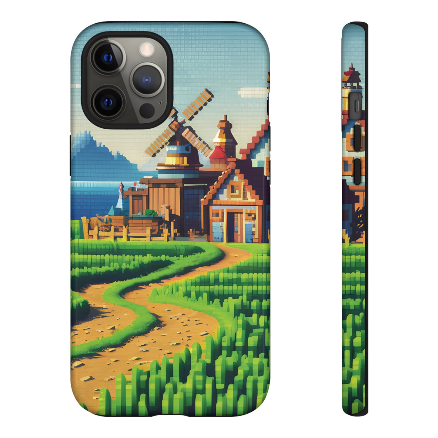 Pixel farming Village - Smartphone Tough Cases