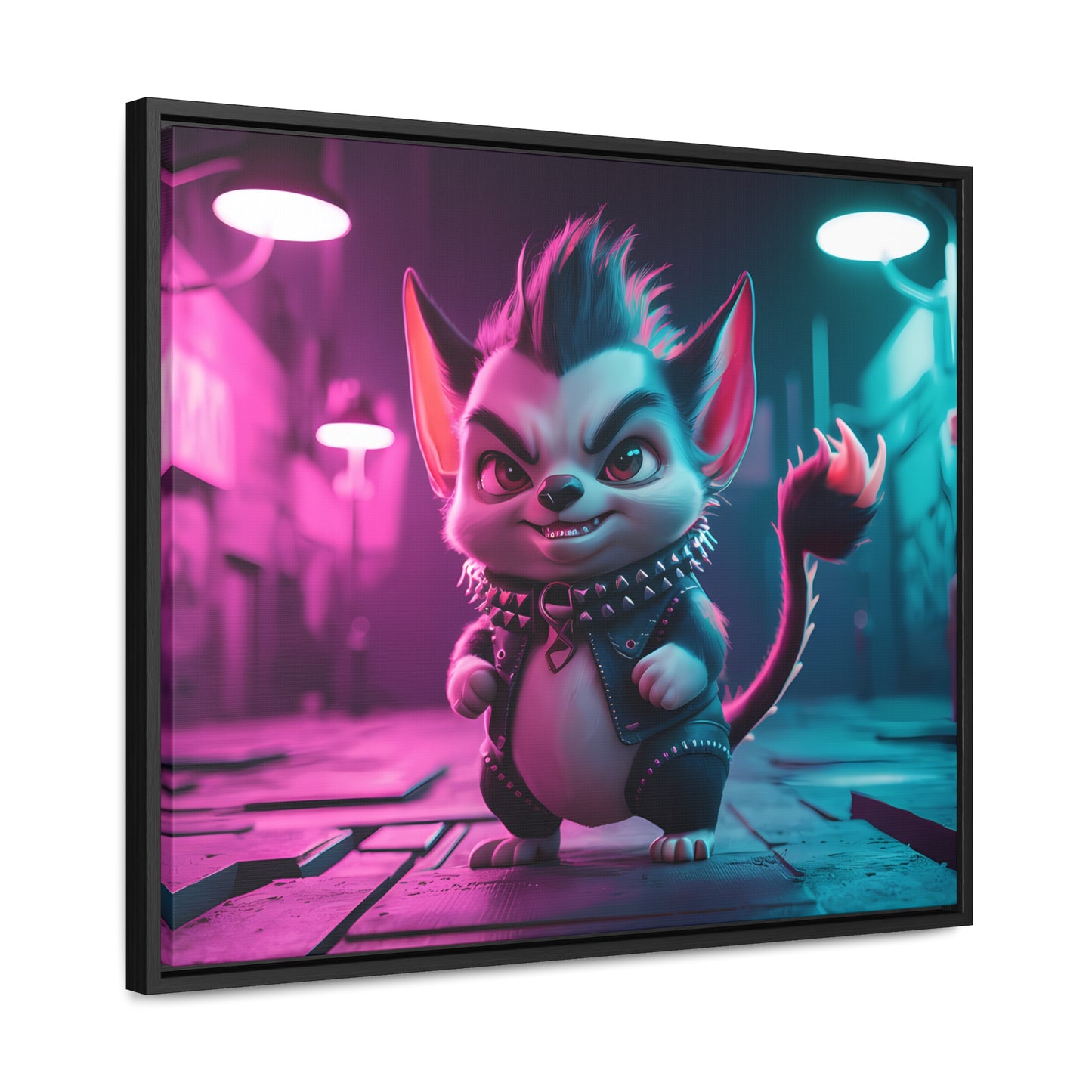 Punk Alley Prowler - Gallery Canvas Wraps, Horizontal Frame