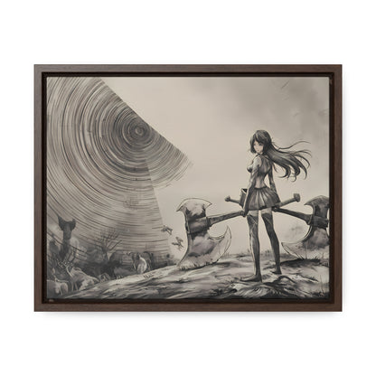 Echoes of the Abyss - Gallery Canvas Wraps, Horizontal Frame