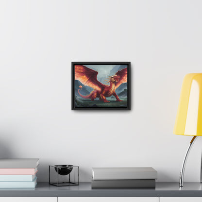 The Inferno Guardian - Gallery Canvas Wraps, Horizontal Frame