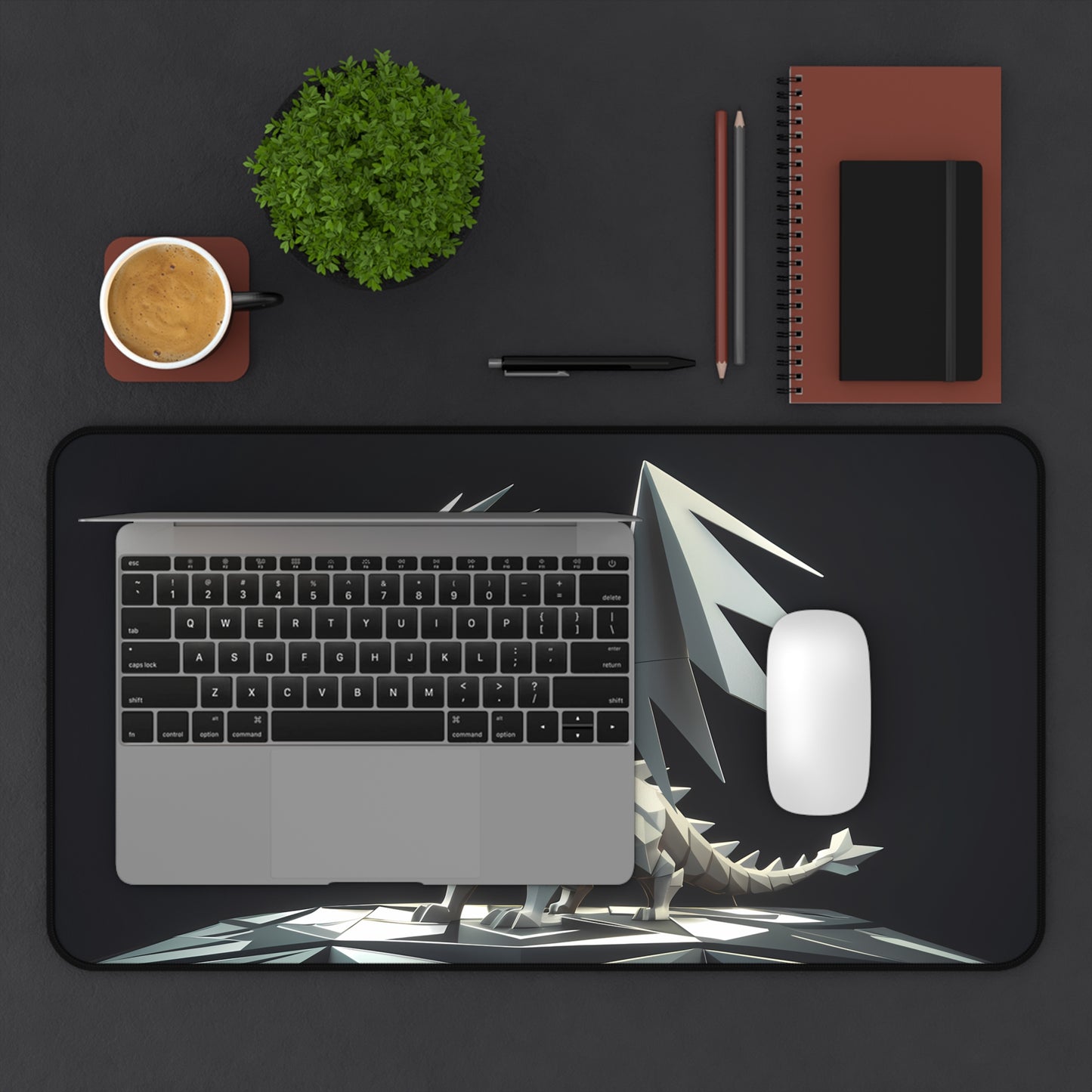 The Silver Guardian - Desk Mat