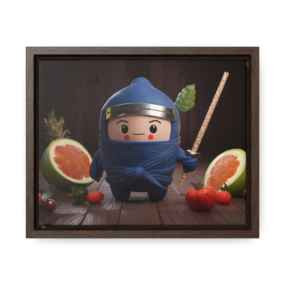Ninja Fruit Guardian - Gallery Canvas Wraps, Horizontal Frame