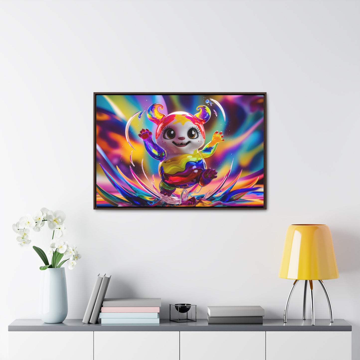 Splash of Joy - Gallery Canvas Wraps, Horizontal Frame