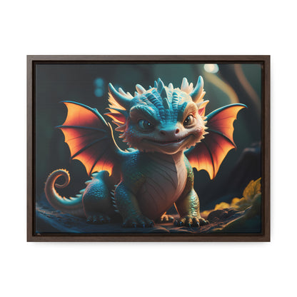 "Forest Guardian Hatchling" - Gallery Canvas Wraps, Horizontal Frame