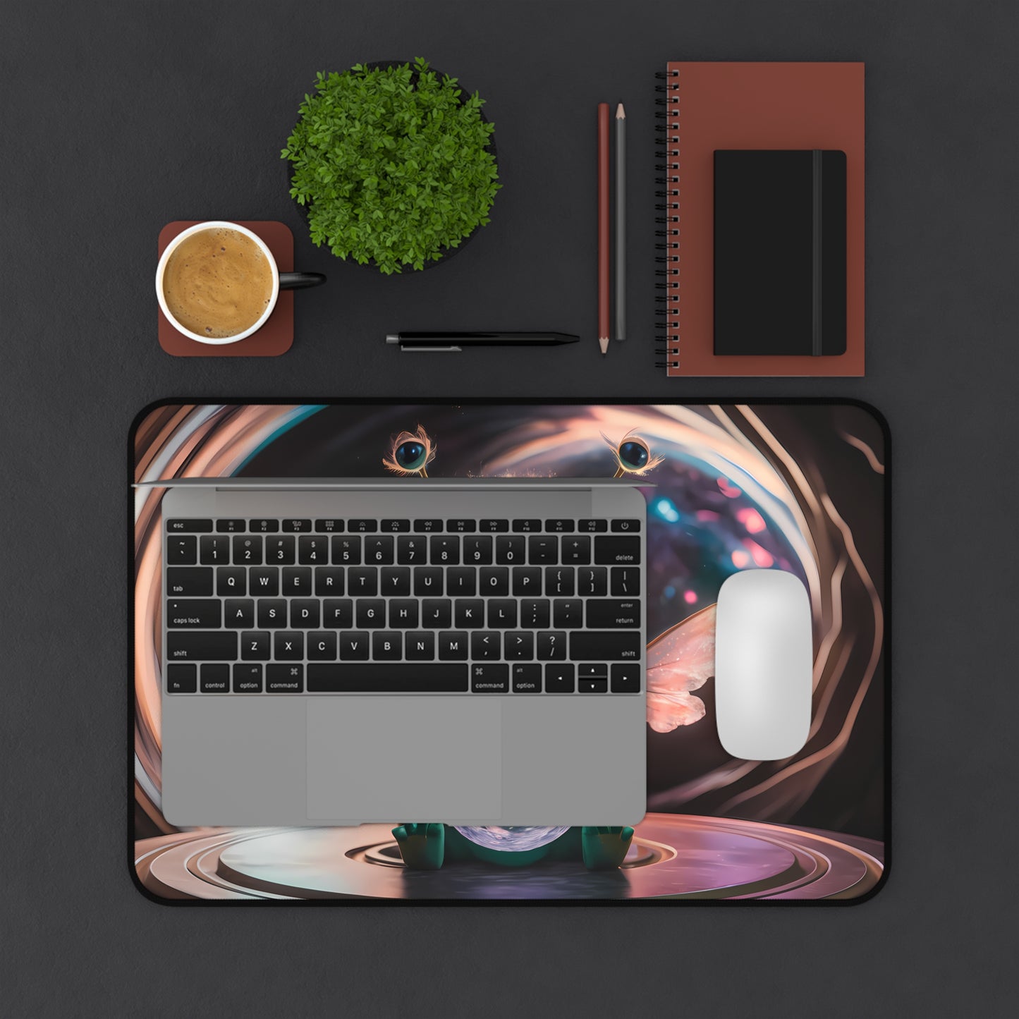 The Cosmic Guardian - Desk Mat