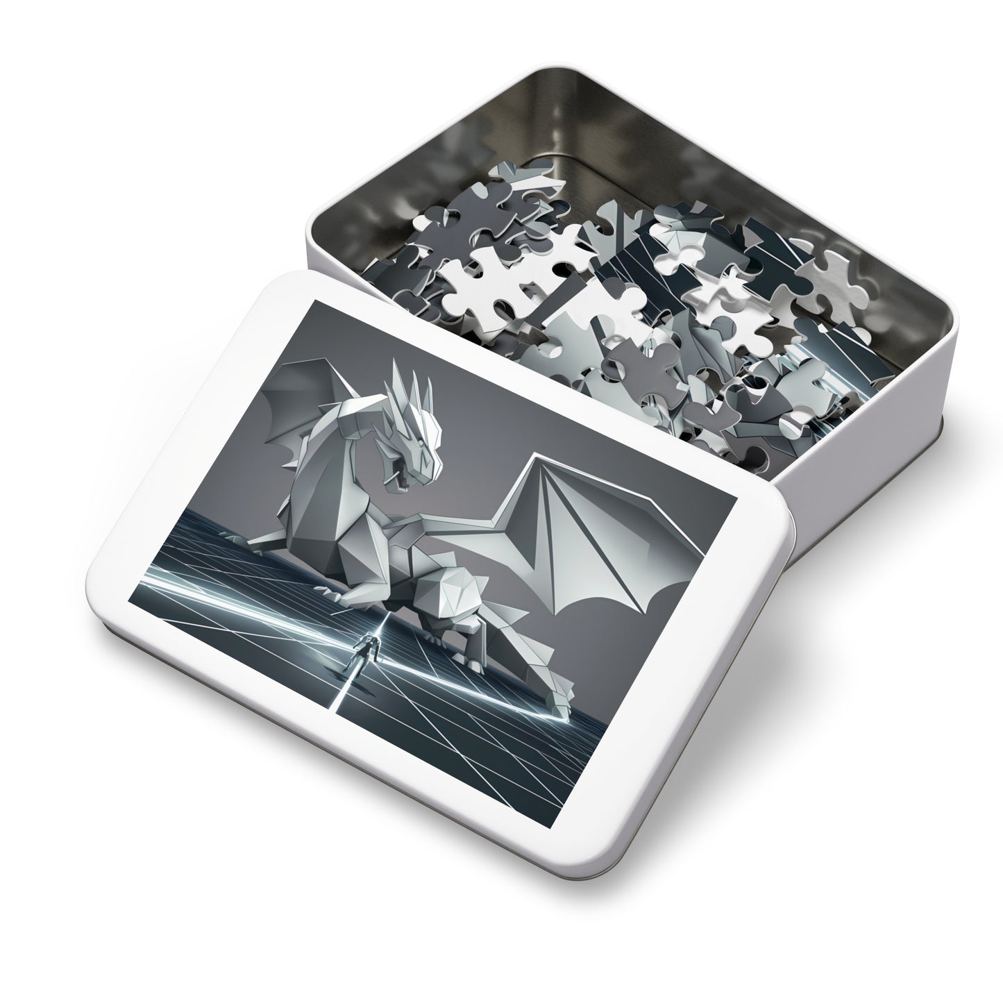 The Cyber Dragon's Challenge - Jigsaw Puzzle (30, 110, 252, 500,1000-Piece)