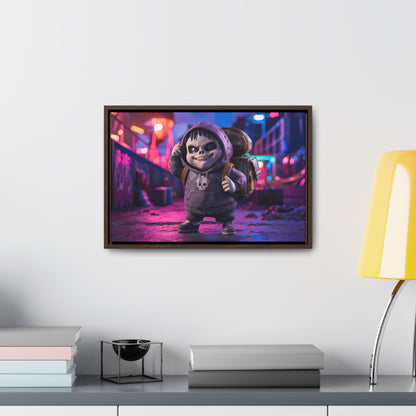 Midnight Mischief - Gallery Canvas Wraps, Horizontal Frame