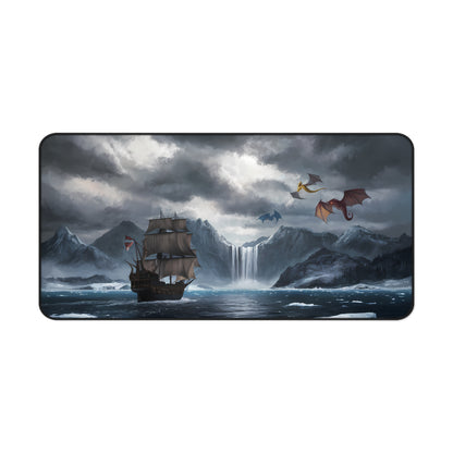 Fantasy Voyage with Dragons - Desk Mat